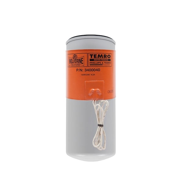 Silicone Pad, Fuel Filter - 100W, 24V, 4.2A - 4in. 10 Cm X 12in. 30.5 Cm